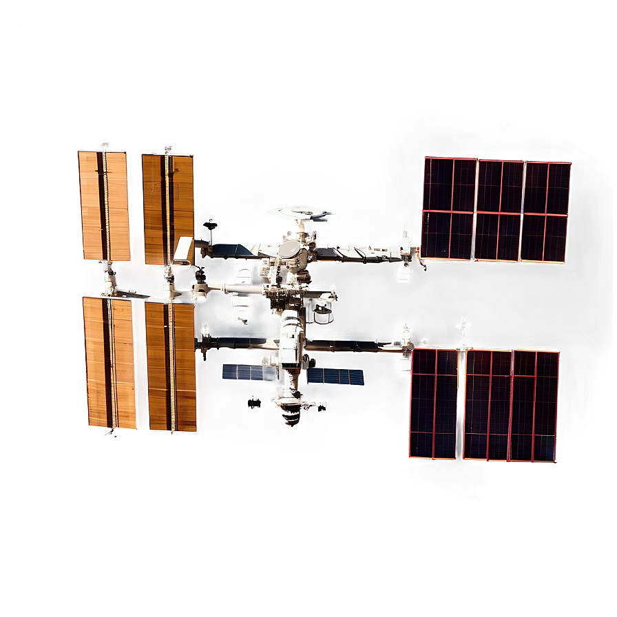 Space Station Night View Png 06292024 PNG image