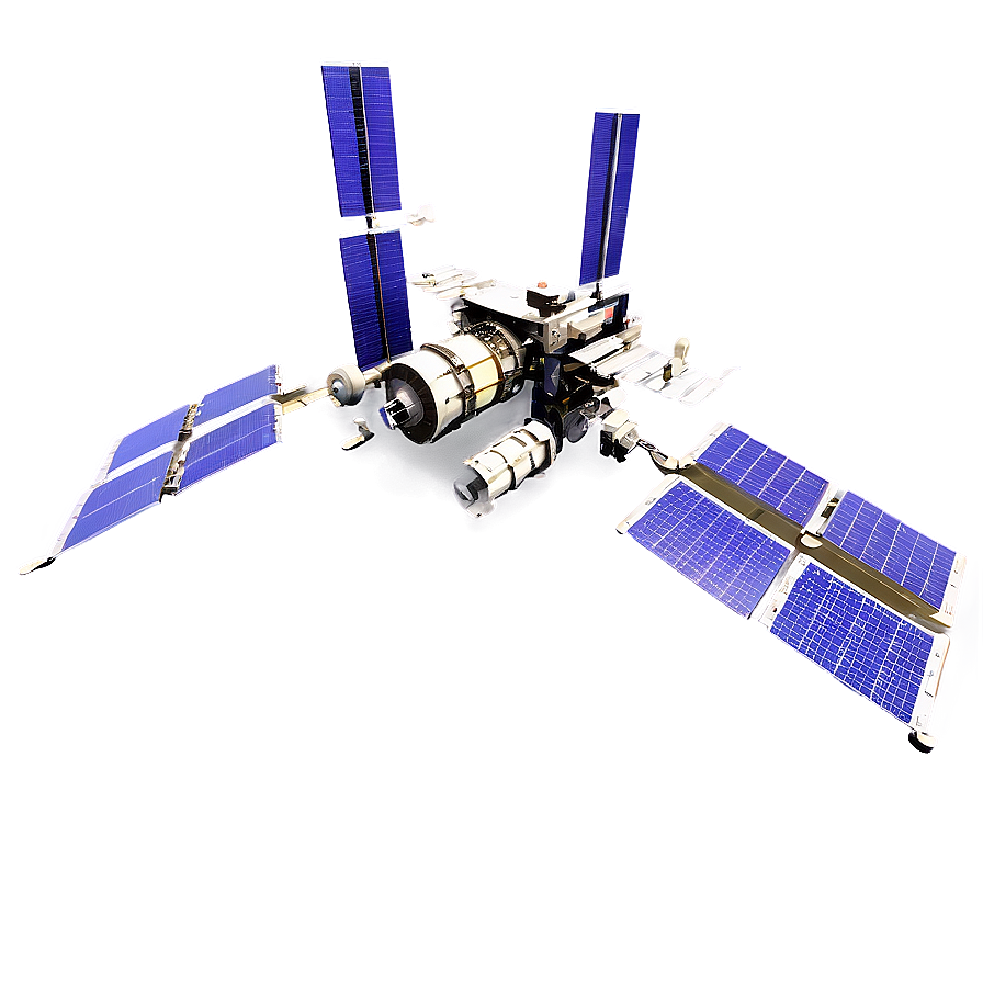 Space Station Over Earth Png 06292024 PNG image