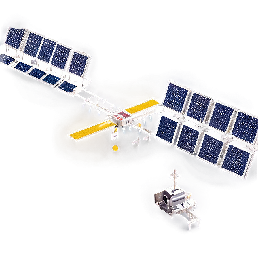 Space Station Solar Farm Png Hyc35 PNG image