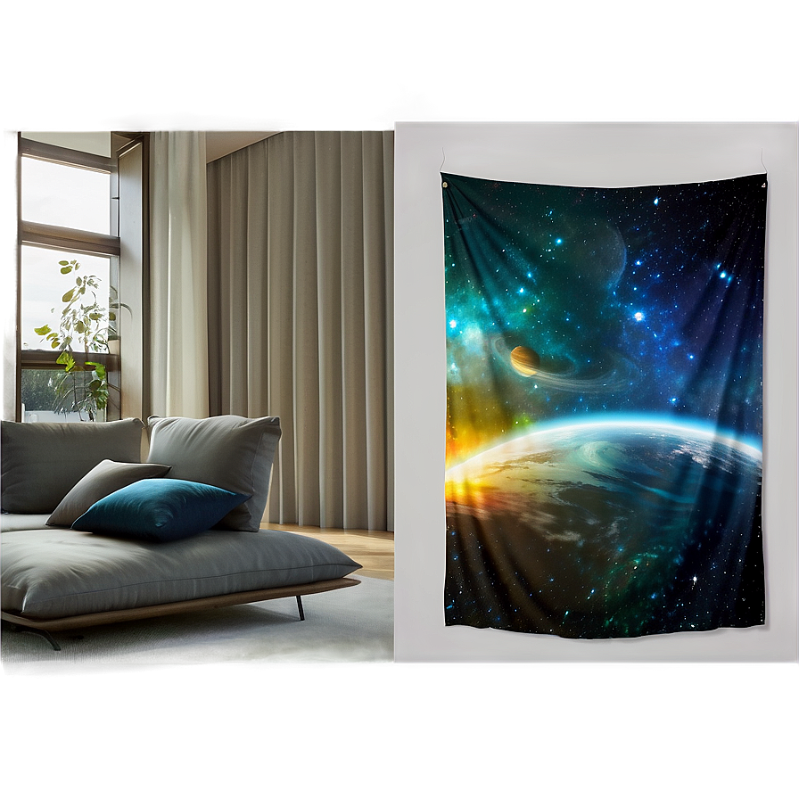 Space Tapestry Png 06252024 PNG image