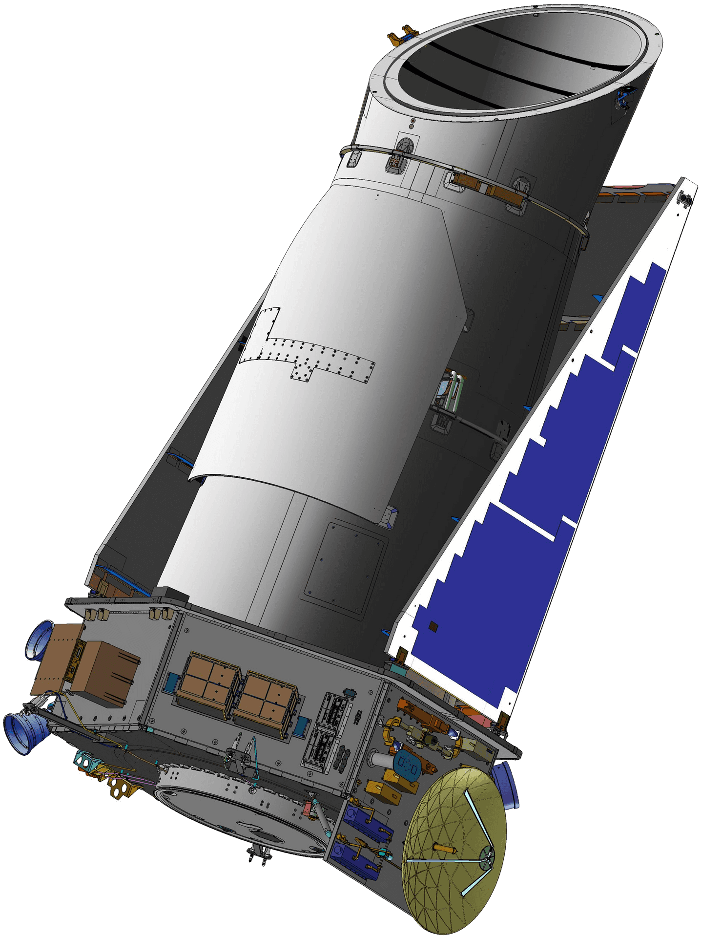 Space Telescope Illustration PNG image