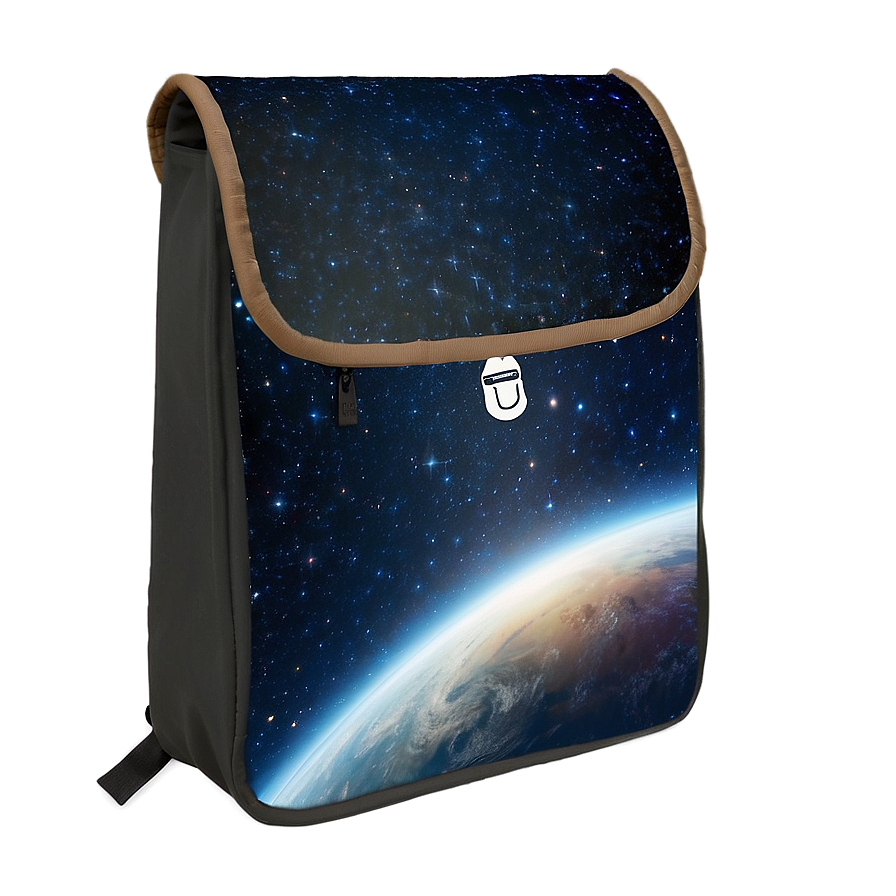 Space Theme Bookbag Png Qrv PNG image