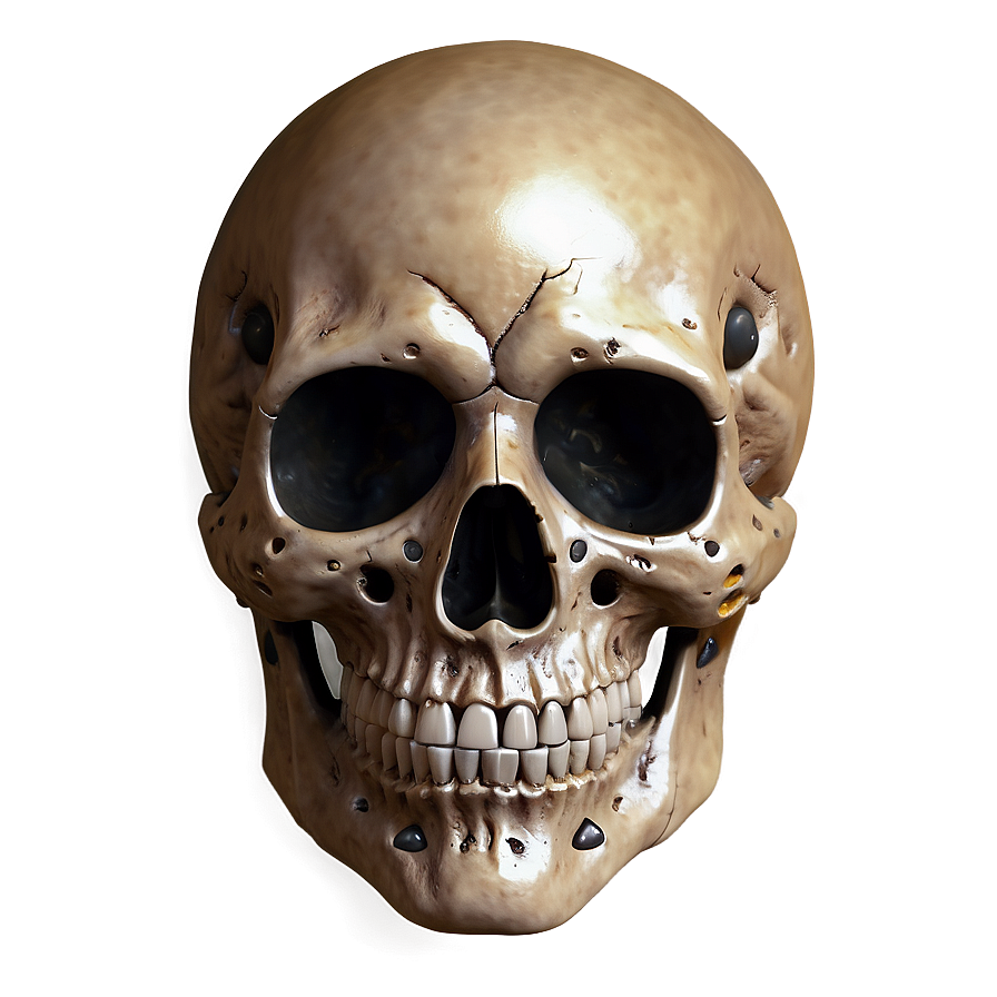 Space-themed Skull Face Png Cuw PNG image