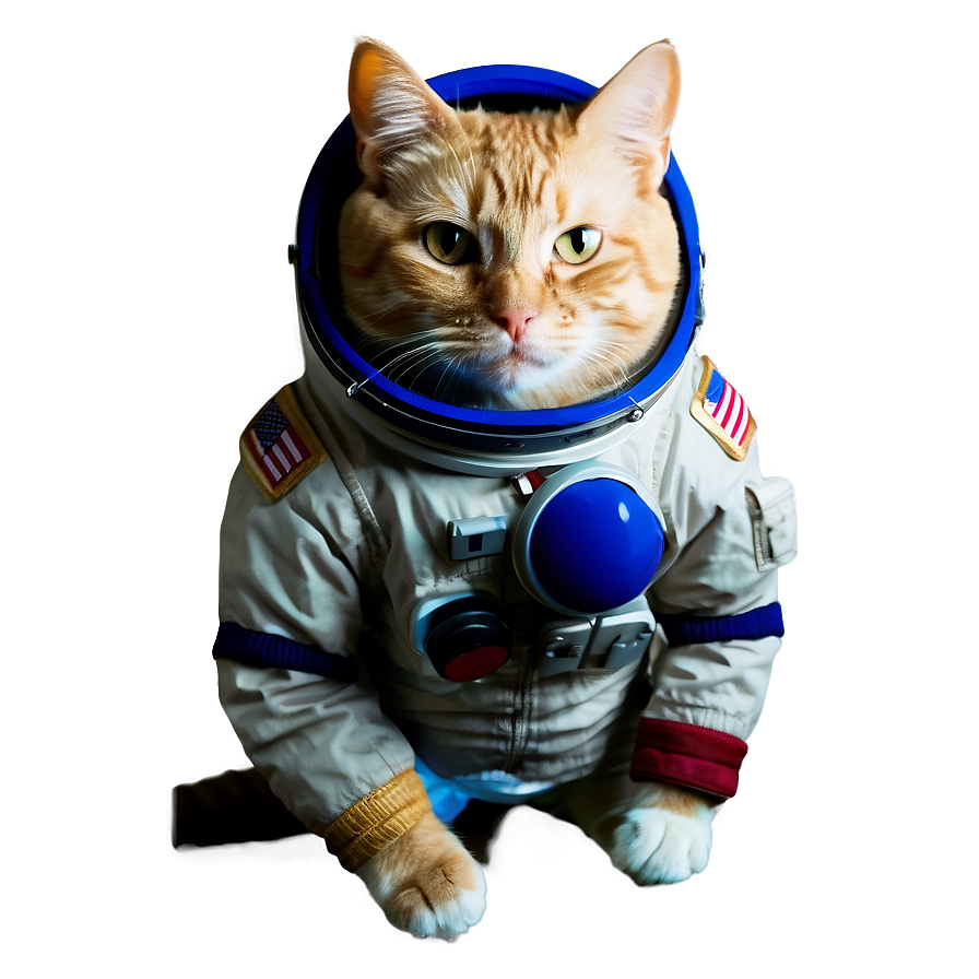 Space Traveler Cat Png Qym18 PNG image