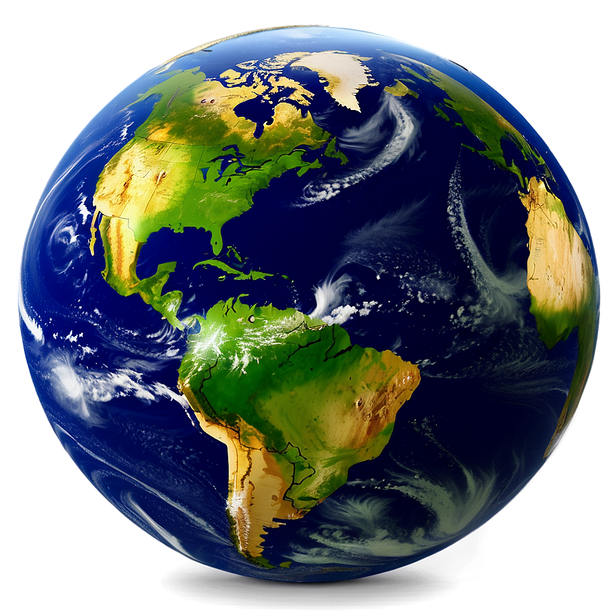 Space View Earth Globe Png Cgg12 PNG image