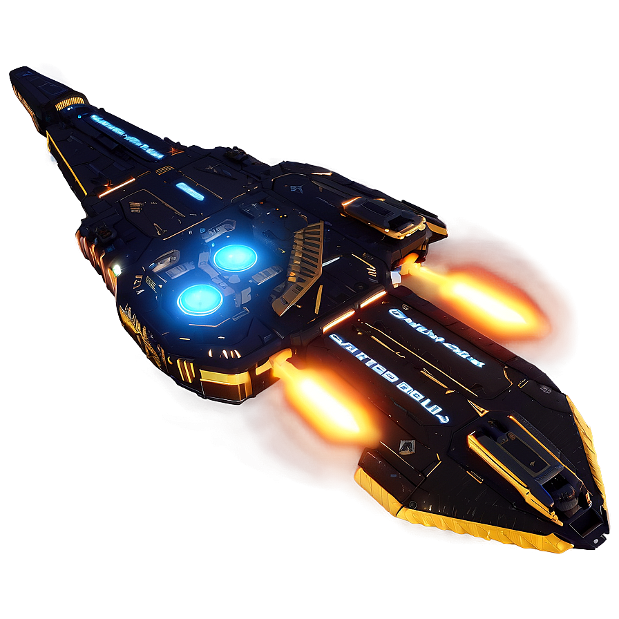 Spacecraft In Sci-fi Battle Png 06292024 PNG image