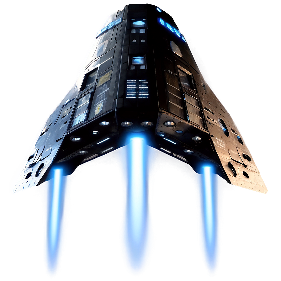 Spacecraft Isolated On Black Png 63 PNG image