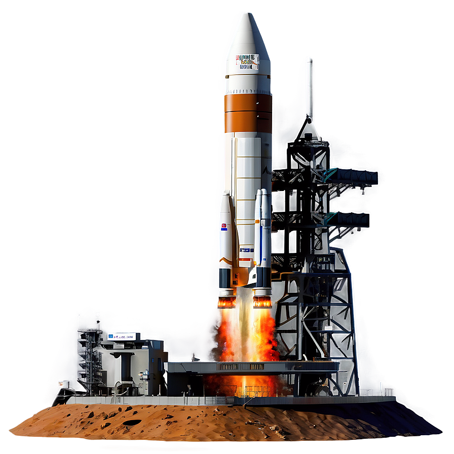 Spacecraft Launchpad Png 06292024 PNG image