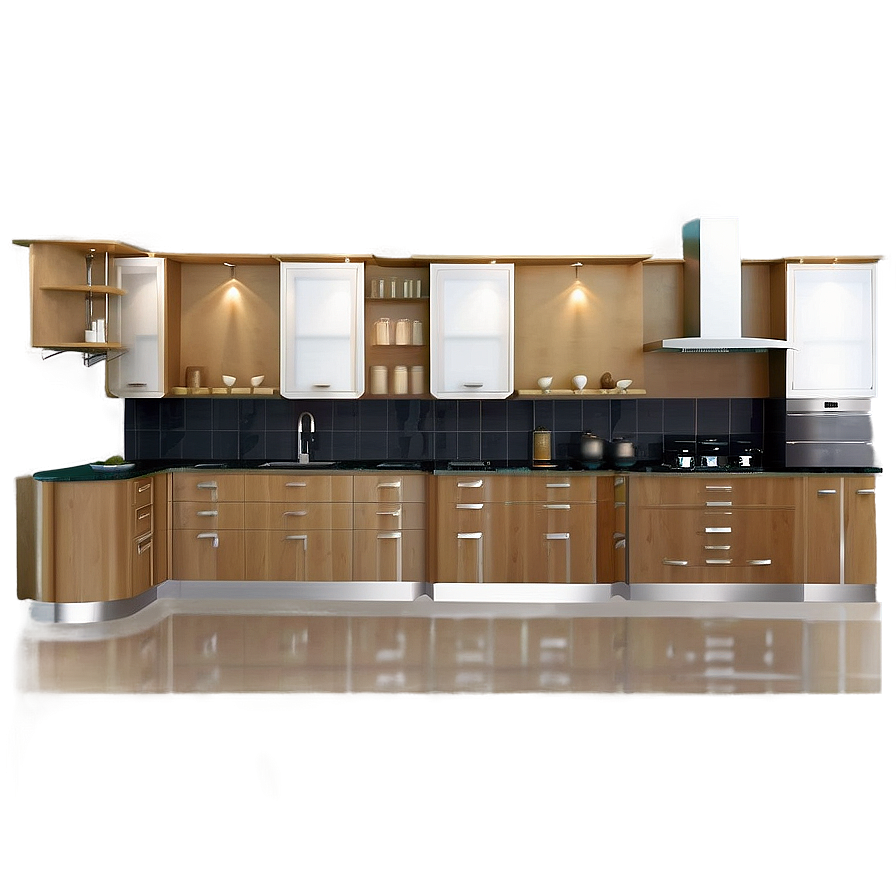 Spacious Kitchen Layout Png 86 PNG image