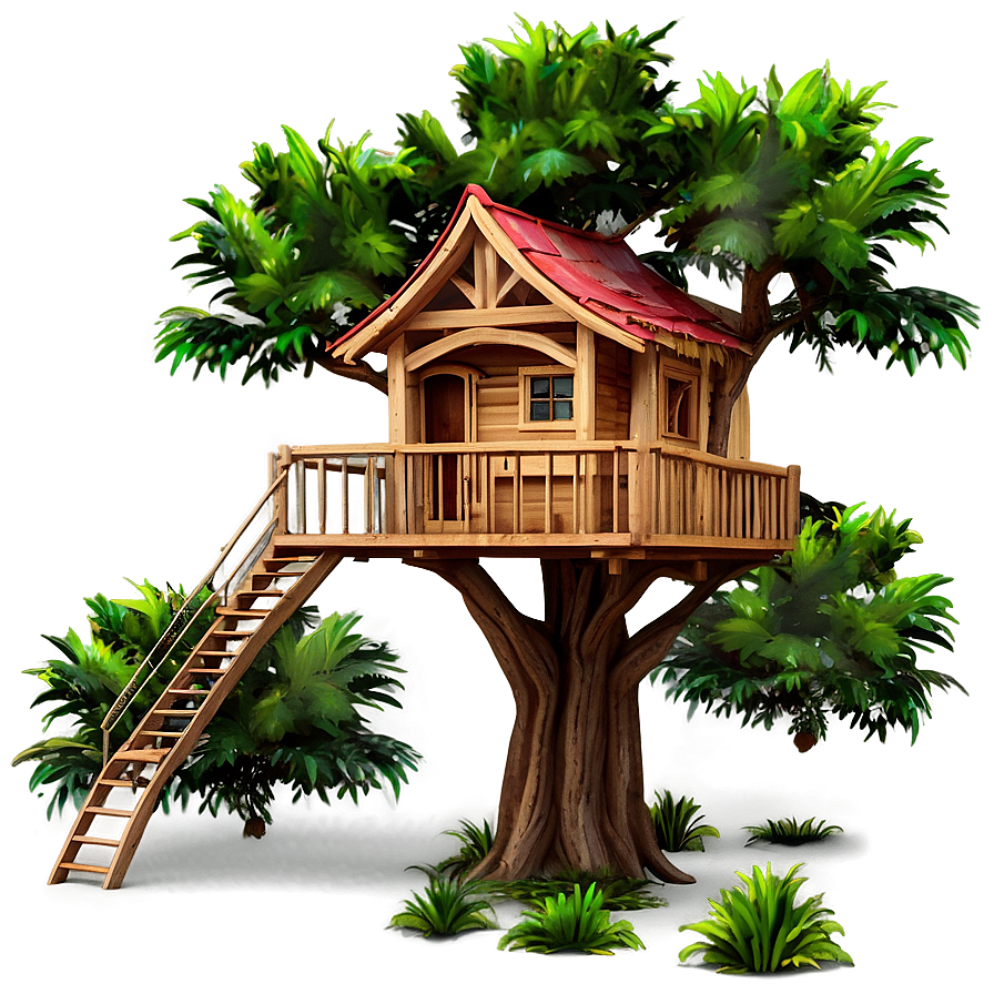 Spacious Tree House Png 20 PNG image