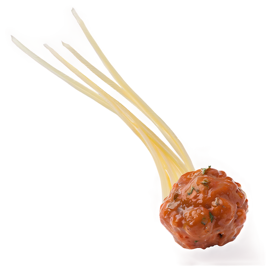 Spaghetti And Meatball Dish Png 06242024 PNG image