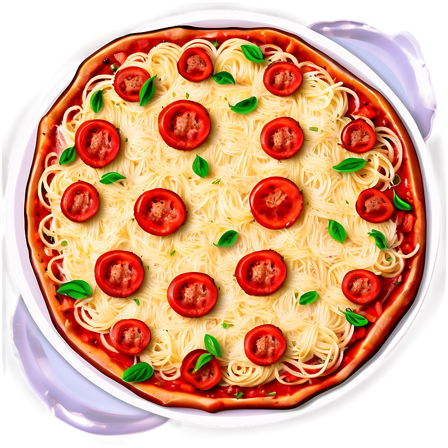 Spaghetti Pizza Png 69 PNG image