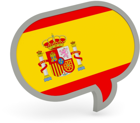 Spain Flag Speech Bubble Graphic PNG image