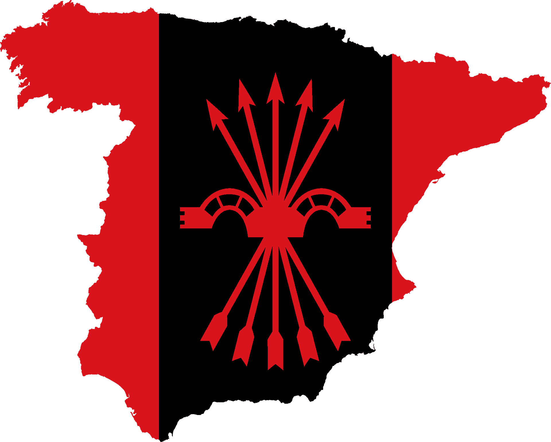 Spain Mapwith Caminode Santiago Symbol PNG image