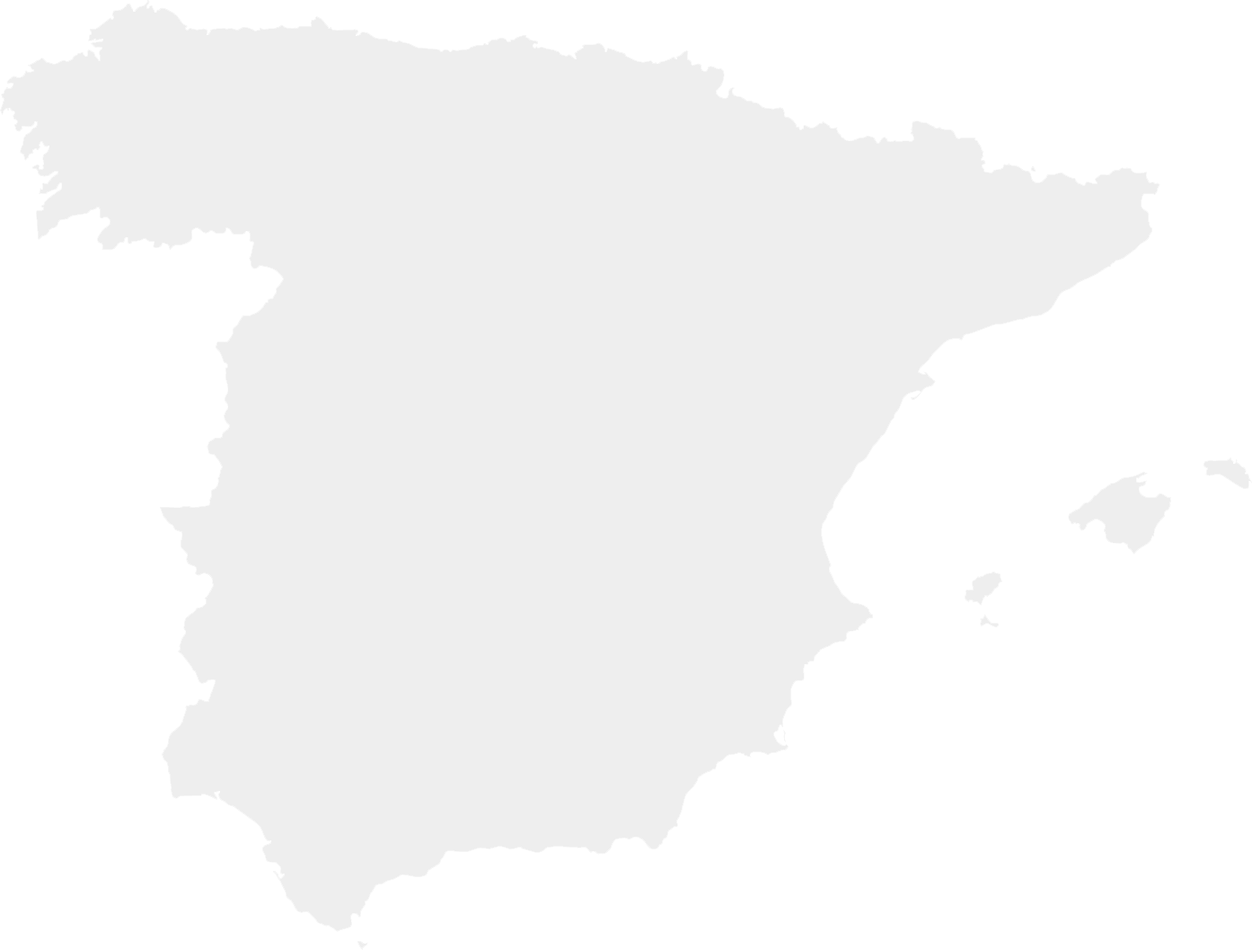 Spain Outline Map PNG image
