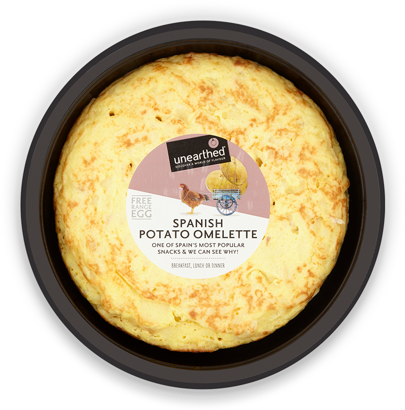 Spanish Potato Omelette Packaging PNG image