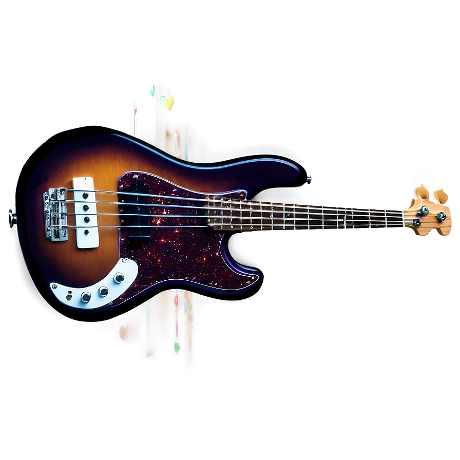 Sparkle Bass Guitar Png Cuq85 PNG image