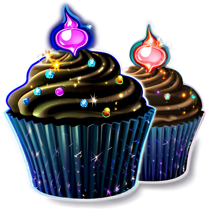 Sparkle Cupcake Png 68 PNG image