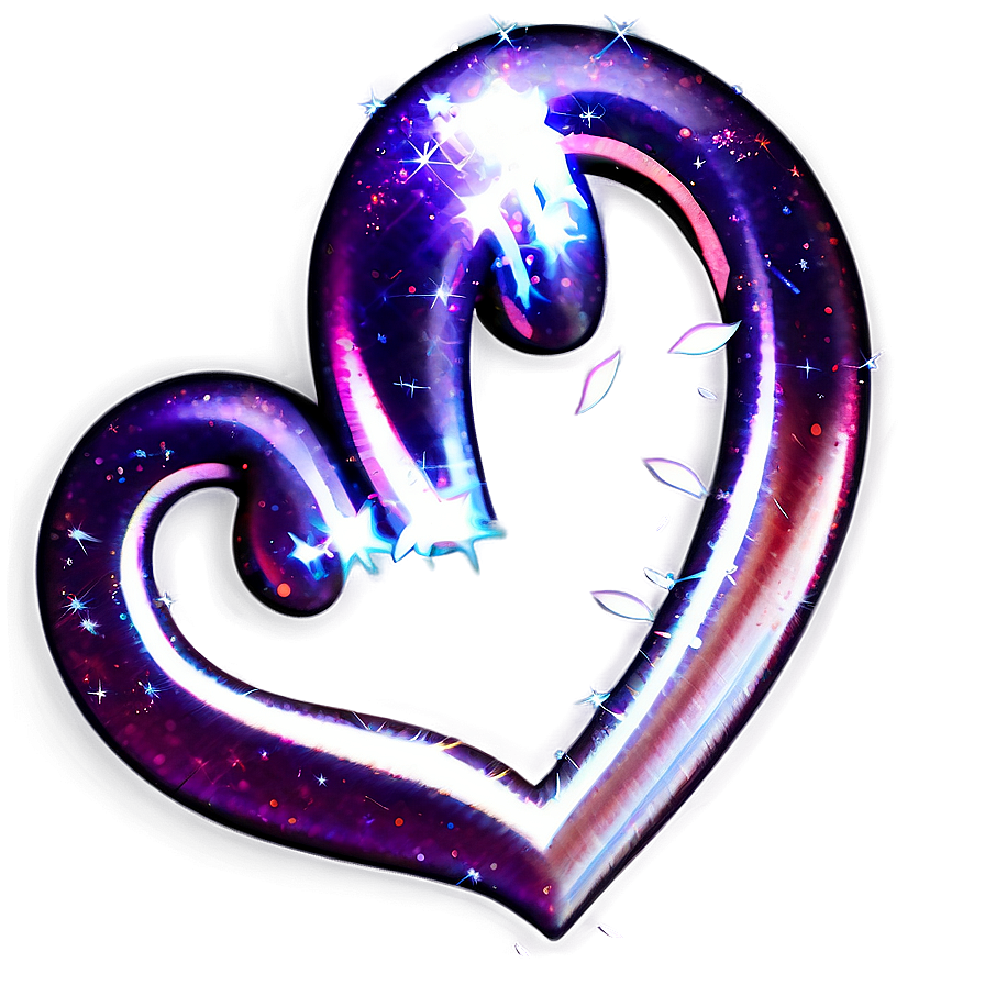 Sparkle Heart Png Vlf PNG image