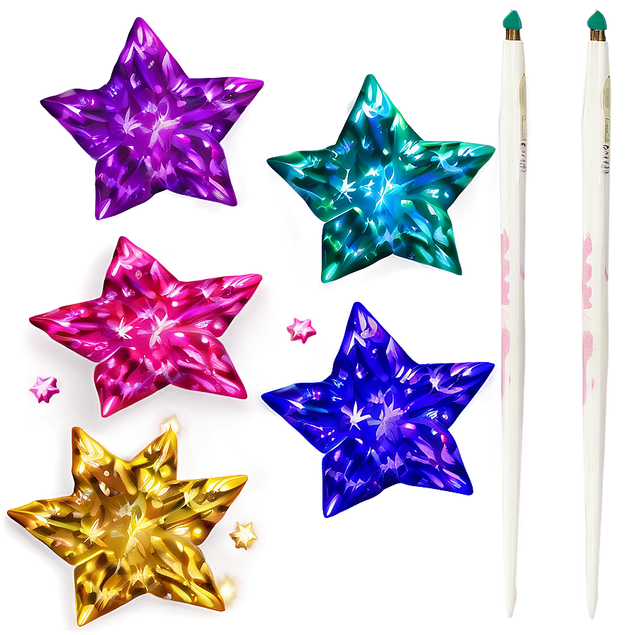 Sparkle Stars For Crafts Png Nsr63 PNG image