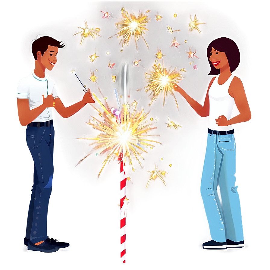 Sparklers Romantic Night Png Bum33 PNG image