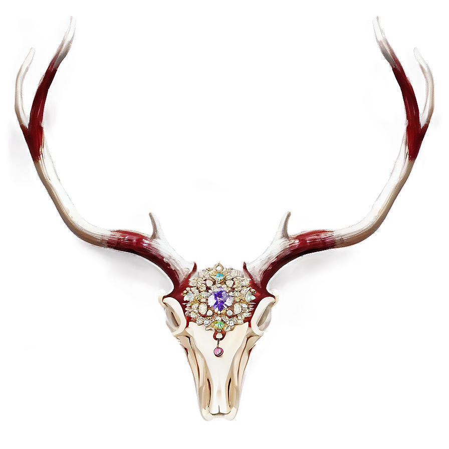 Sparkling Antler Motif Png 06212024 PNG image