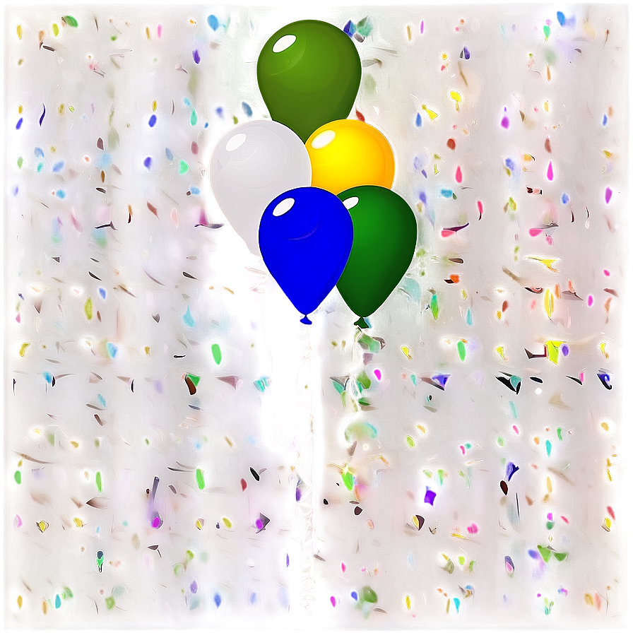 Sparkling Blue Balloons Png 90 PNG image