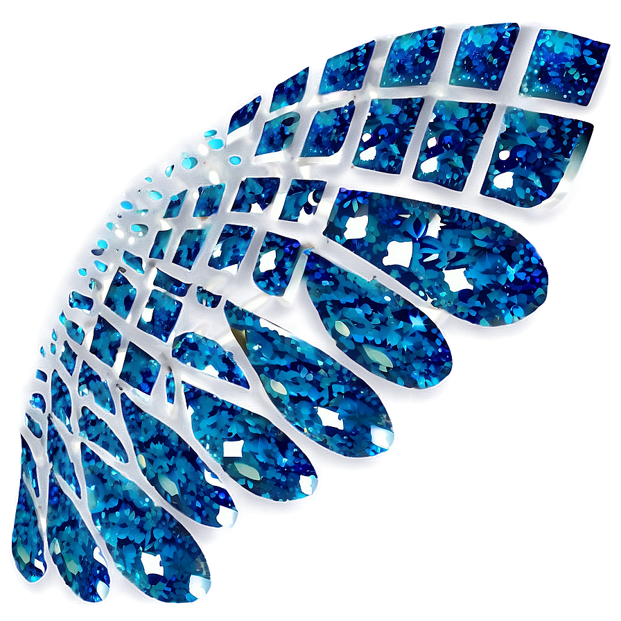 Sparkling Blue Glitter Png Dan22 PNG image