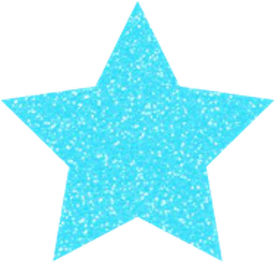 Sparkling Blue Star Texture PNG image