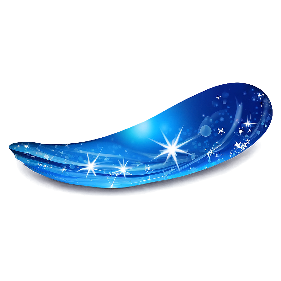 Sparkling Blue Wave Png 12 PNG image