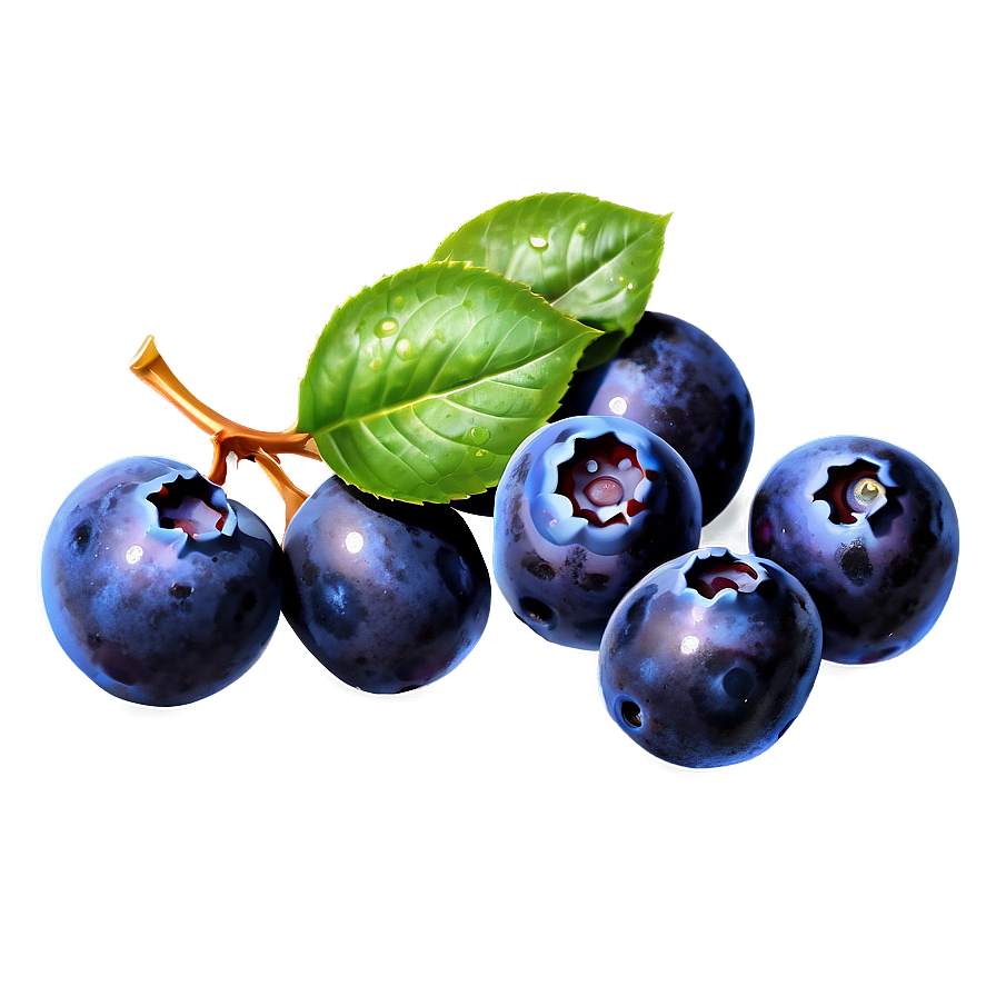 Sparkling Blueberries Png 05242024 PNG image