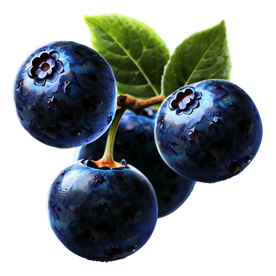 Sparkling Blueberries Png 05242024 PNG image