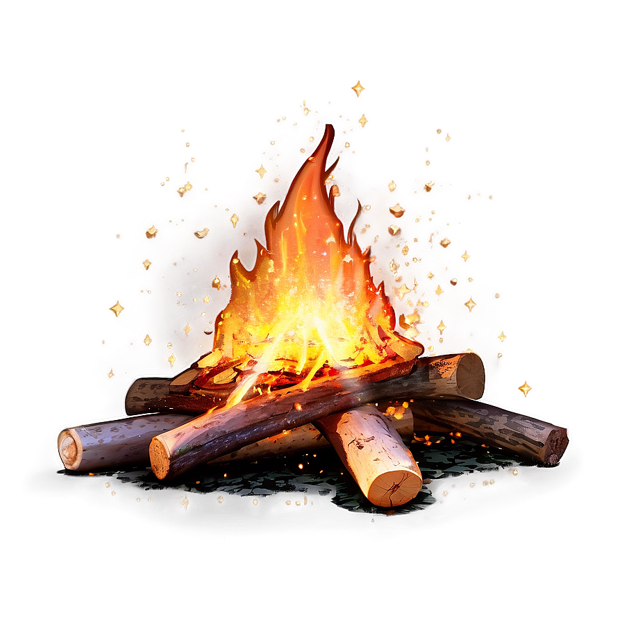 Sparkling Bonfire Png A PNG image