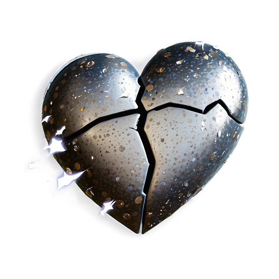 Sparkling Broken Heart Png 83 PNG image