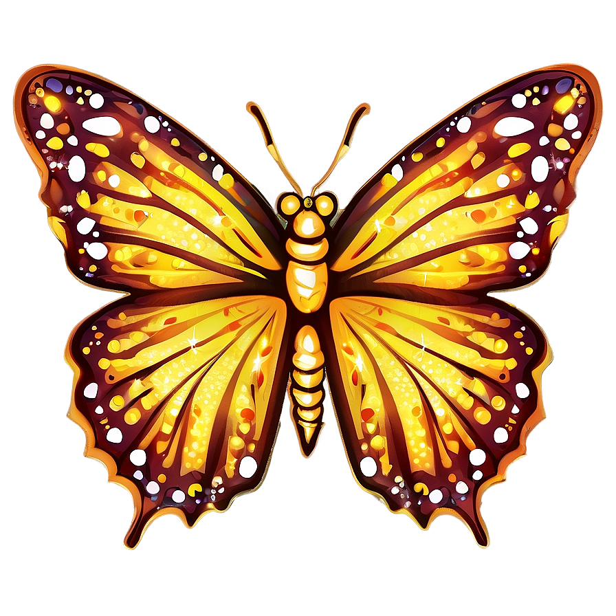 Sparkling Butterfly Png 06262024 PNG image