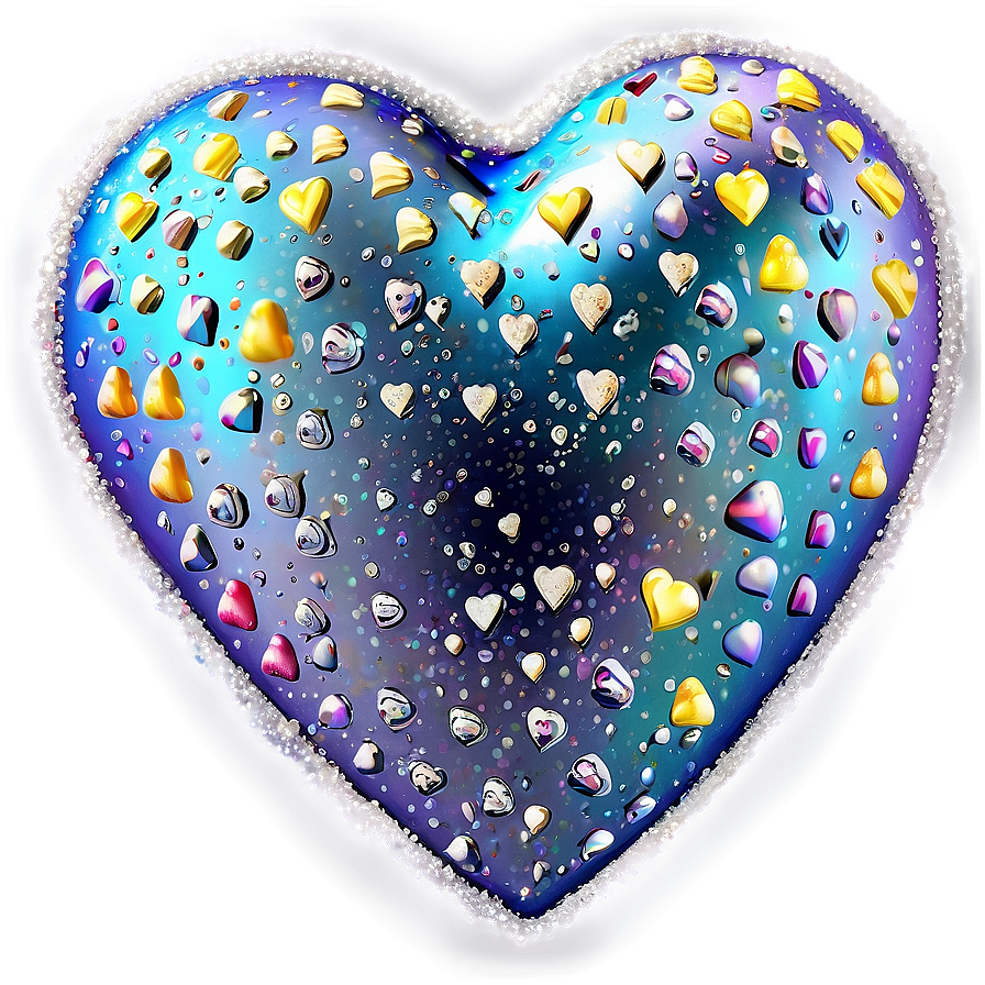 Sparkling Candy Heart Png 11 PNG image