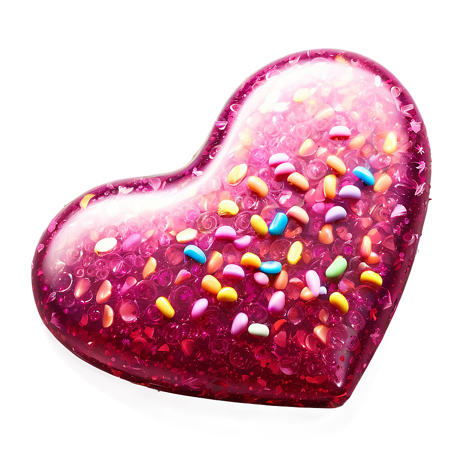 Sparkling Candy Hearts Png 35 PNG image