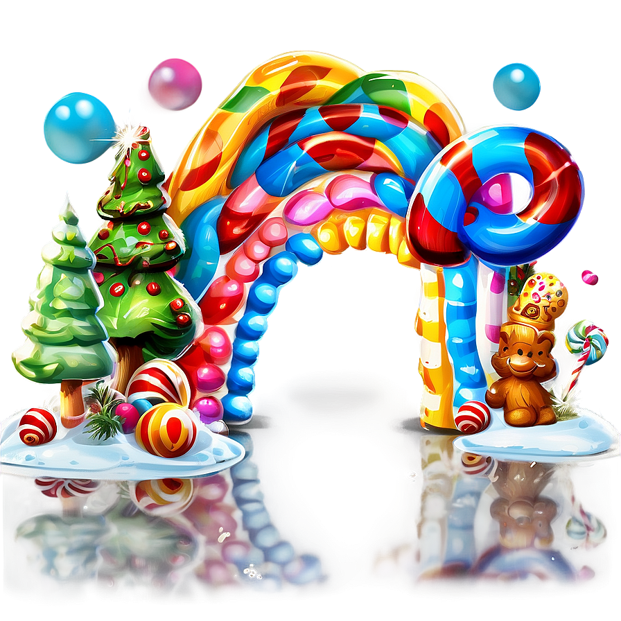 Sparkling Candyland Entrance Png 06202024 PNG image