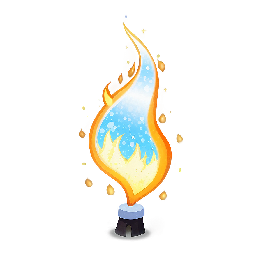 Sparkling Cartoon Fire Png Ata93 PNG image