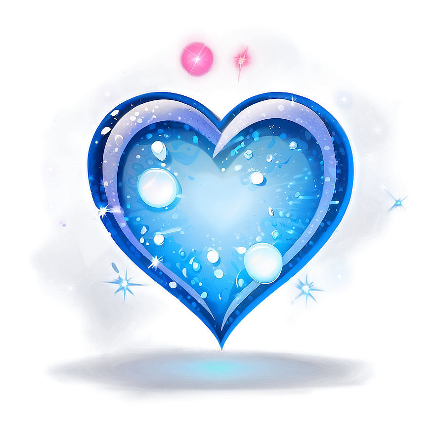 Sparkling Cartoon Heart Png 83 PNG image