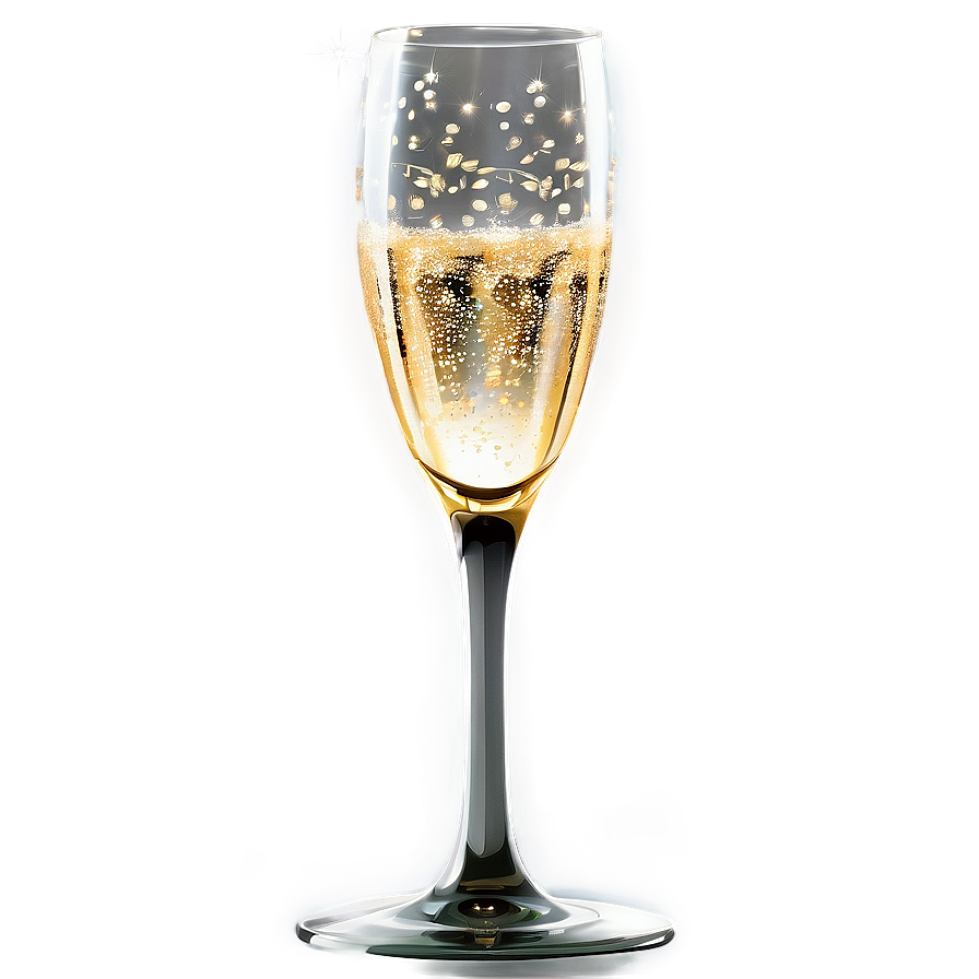 Sparkling Champagne Glass Png 7 PNG image