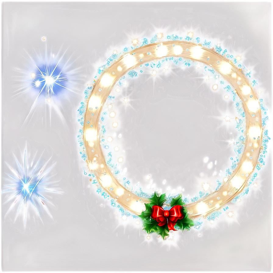 Sparkling Christmas Eve Fairy Lights Png Dyn PNG image