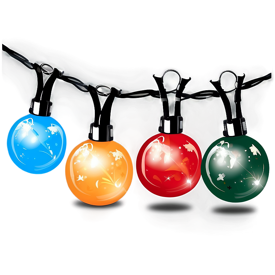 Sparkling Christmas Lights Png 72 PNG image