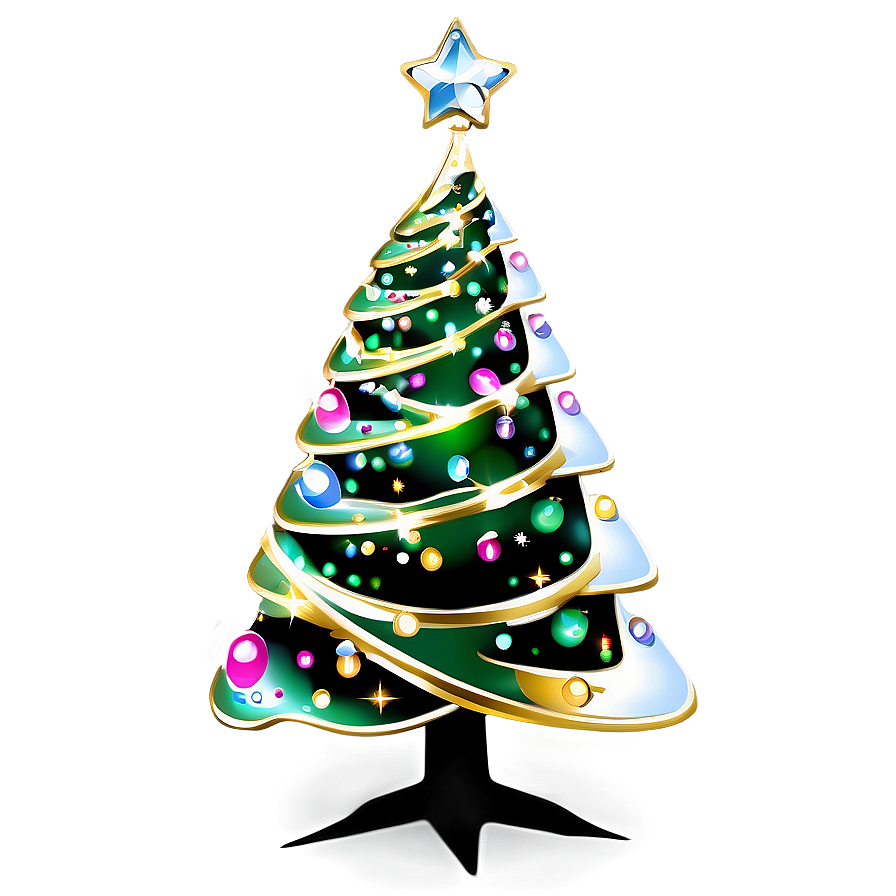 Sparkling Christmas Tree Png 93 PNG image