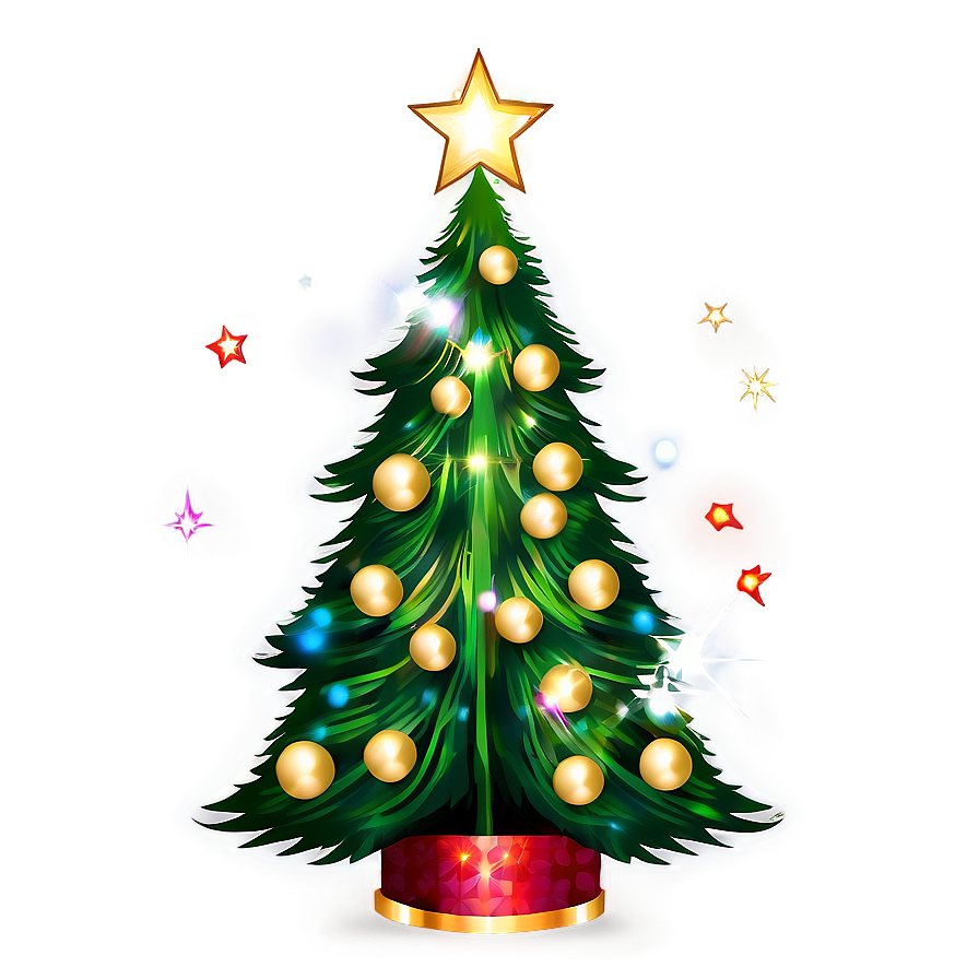 Sparkling Christmas Tree Transparent Image Png 35 PNG image