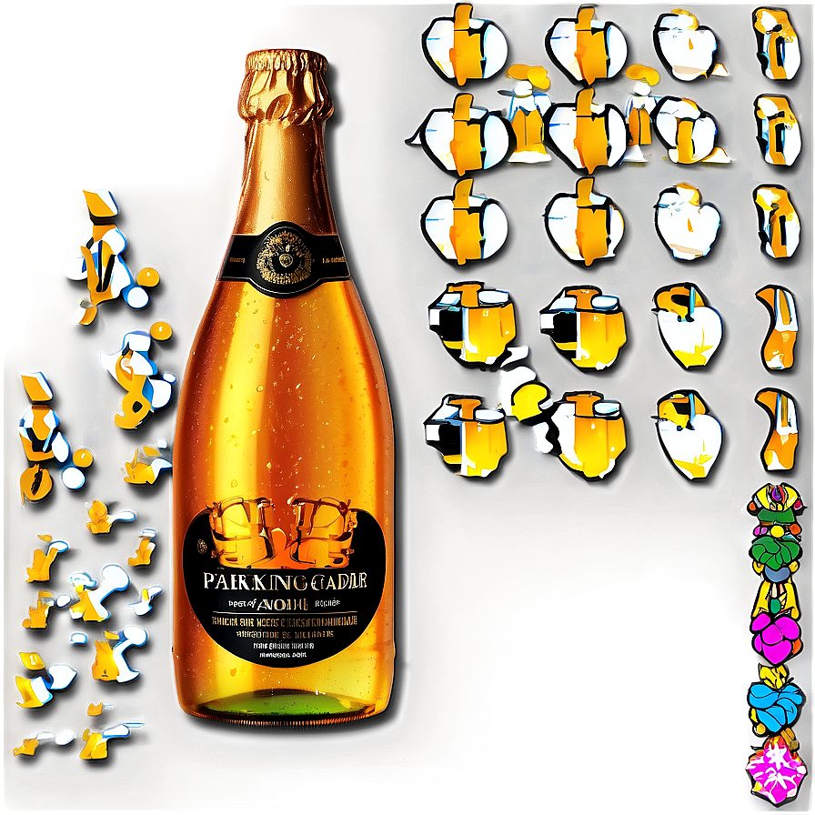 Sparkling Cider Bottle Png Cbi55 PNG image