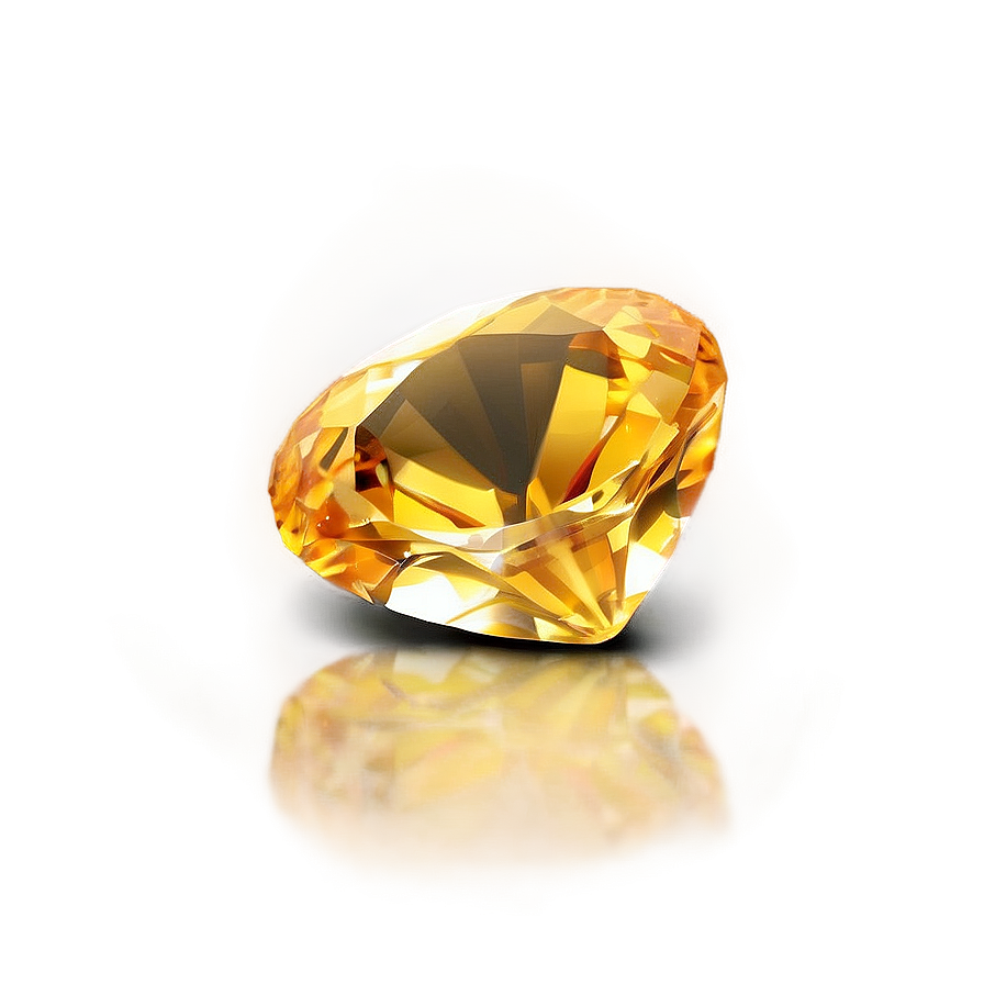 Sparkling Citrine Gem Png 52 PNG image