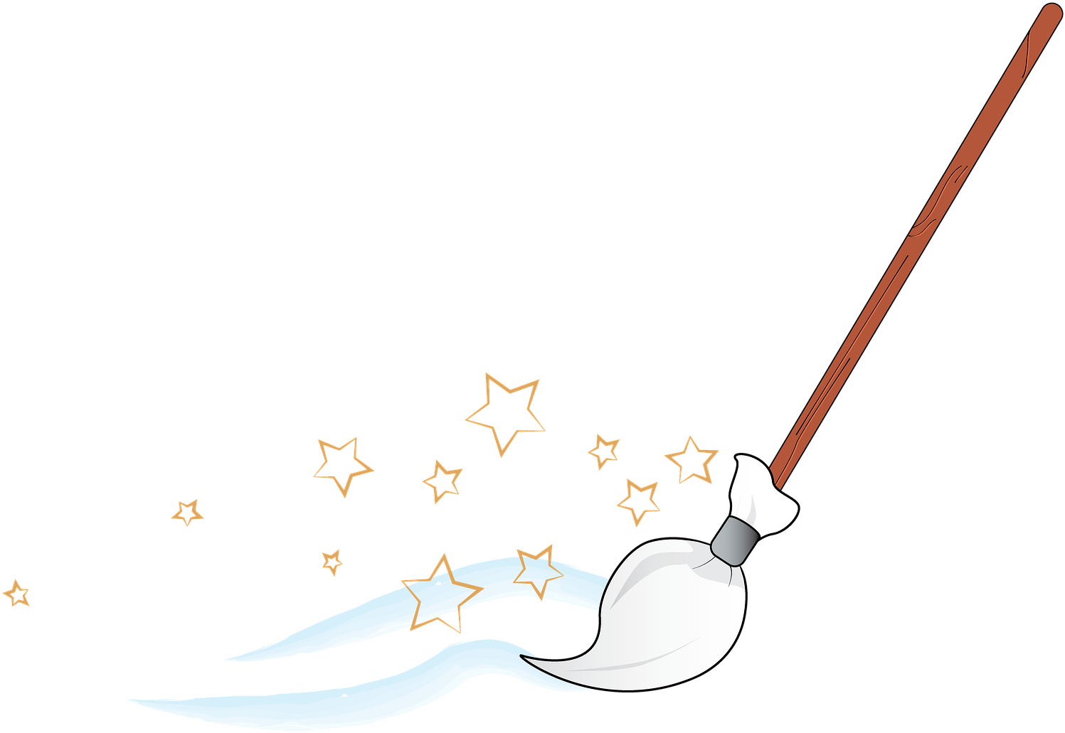 Sparkling Clean Mop Illustration PNG image