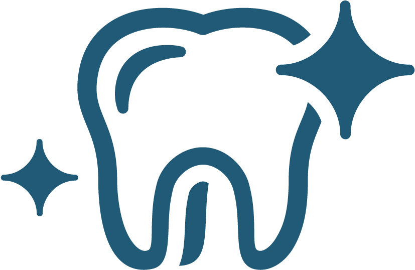 Sparkling Clean Tooth Icon PNG image