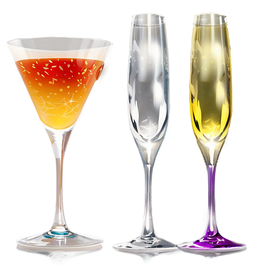 Sparkling Cocktail Glass Png 81 PNG image